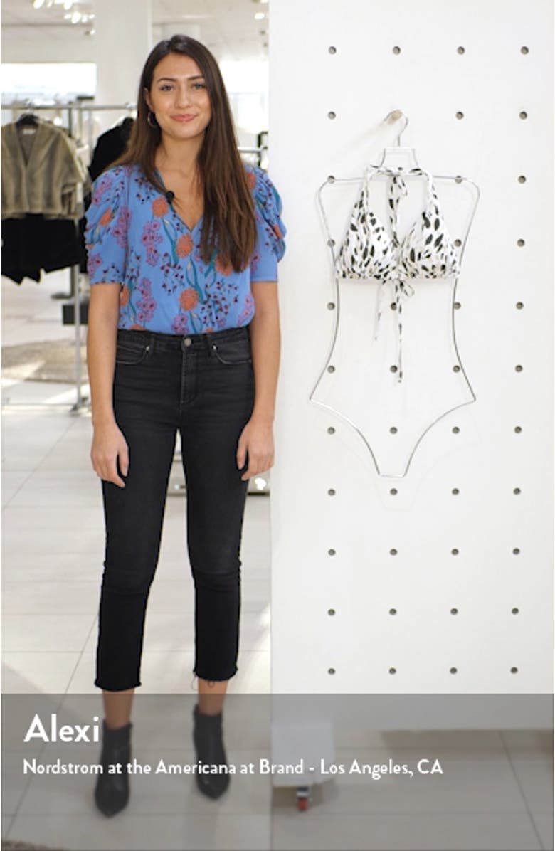 Petals Halter Bikini Top, sales video thumbnail