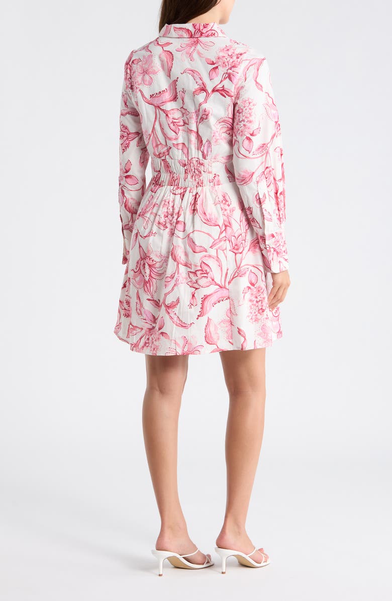 Halogen<sup>®</sup> Flared Skirt Shirtdress, Alternate, color, Pink Multi