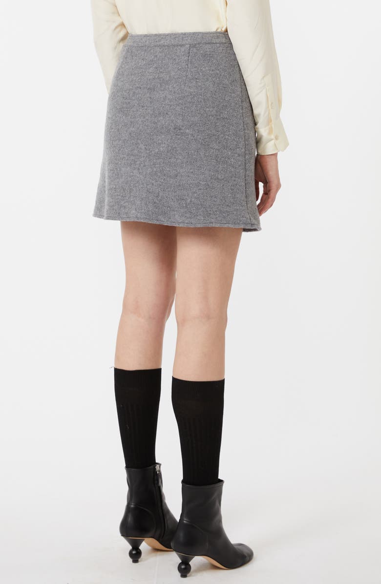 Weekend Max Mara Calia Wool Miniskirt, Alternate, color, Medium Grey