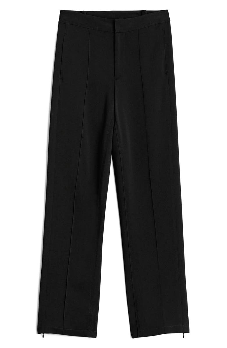 rag & bone Cameron Crepe Slim Leg Pants, Alternate, color, Black