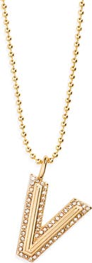 BaubleBar Arianna Initial Pendant Necklace