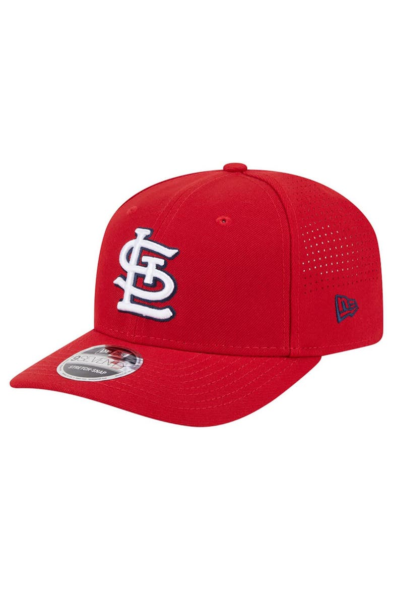 Men's New Era  Red St. Louis Cardinals Performance 9SEVENTY Adjustable Hat, Main, color, Red