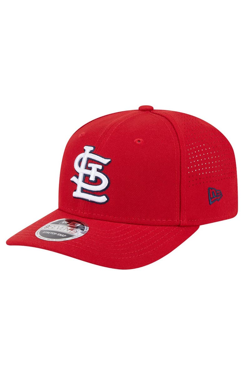 New Era Men's New Era  Red St. Louis Cardinals Performance 9SEVENTY Adjustable Hat, Main, color, Red