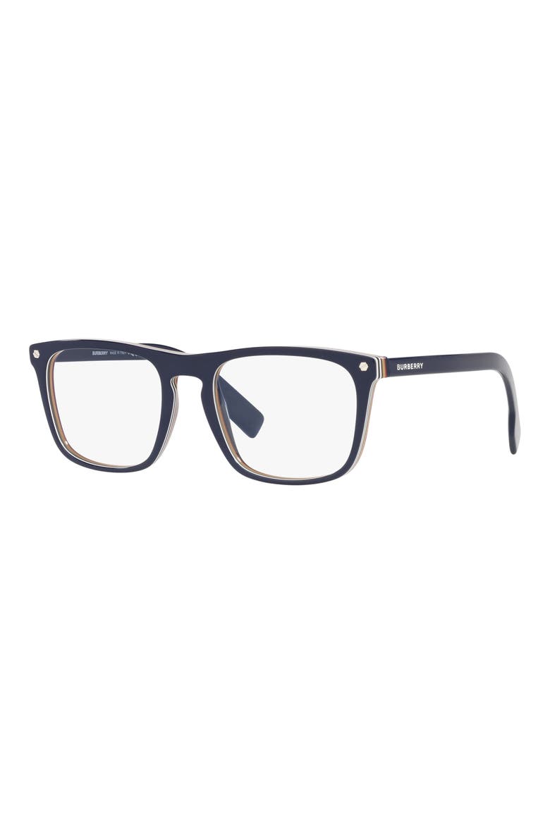 Bolton 56mm Square Optical Glasses, Alternate, color, BLUE