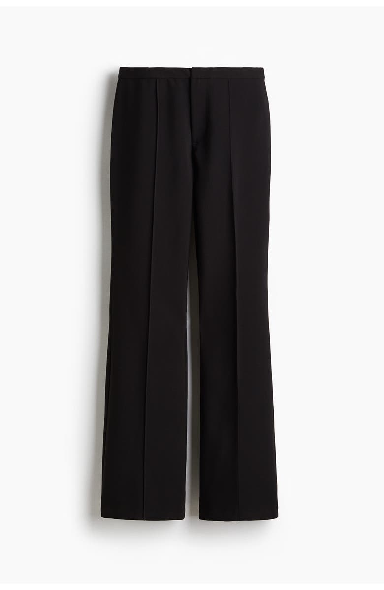 H&M Flared Trousers, Main, color, Black