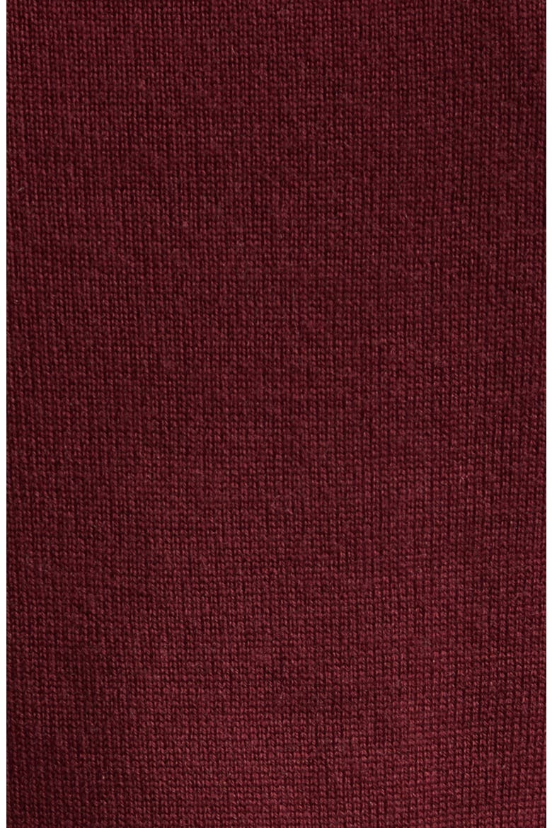 Porla Collared Wool Blend Sweater, Alternate, color, GARNET