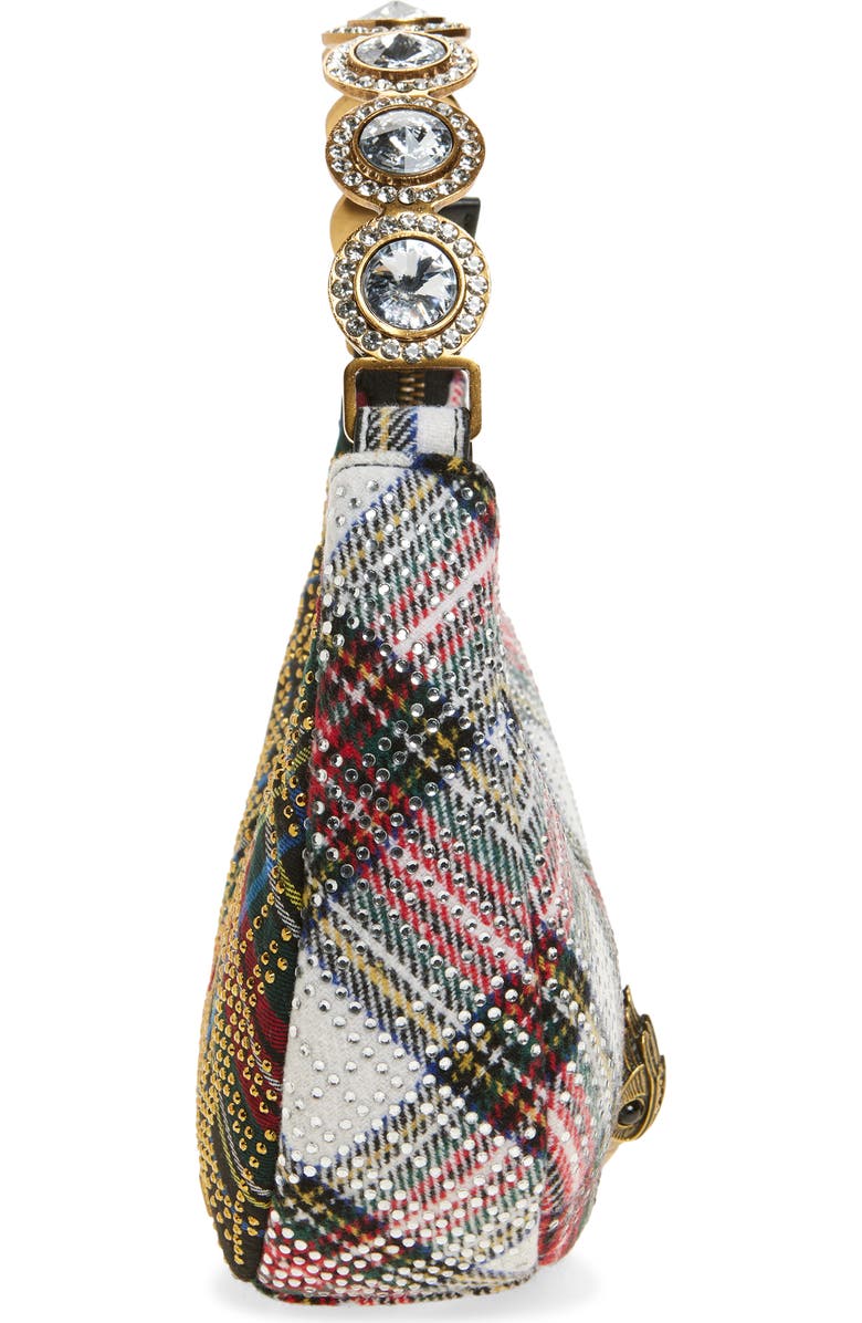 Kurt Geiger London Small Octavia Twill Shoulder Bag, Alternate, color, White Multi