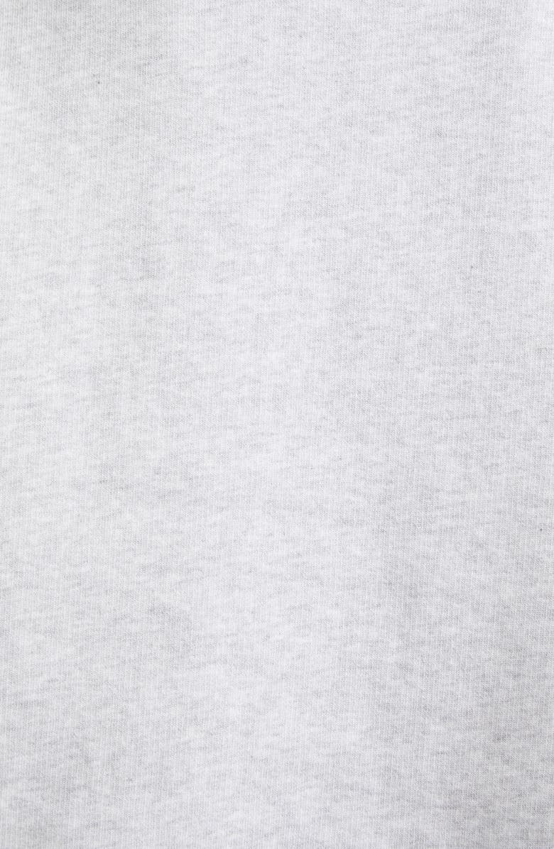 Acne Studios Faihra U Face Patch Fleece Sweatshirt, Alternate, color, Pale Grey Melange