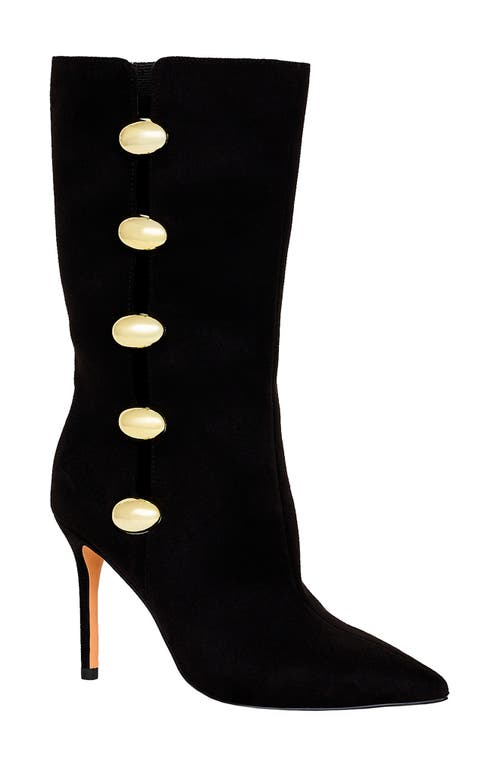 Katy Perry The Revival Pointed Toe Mid Calf Boot in Black 