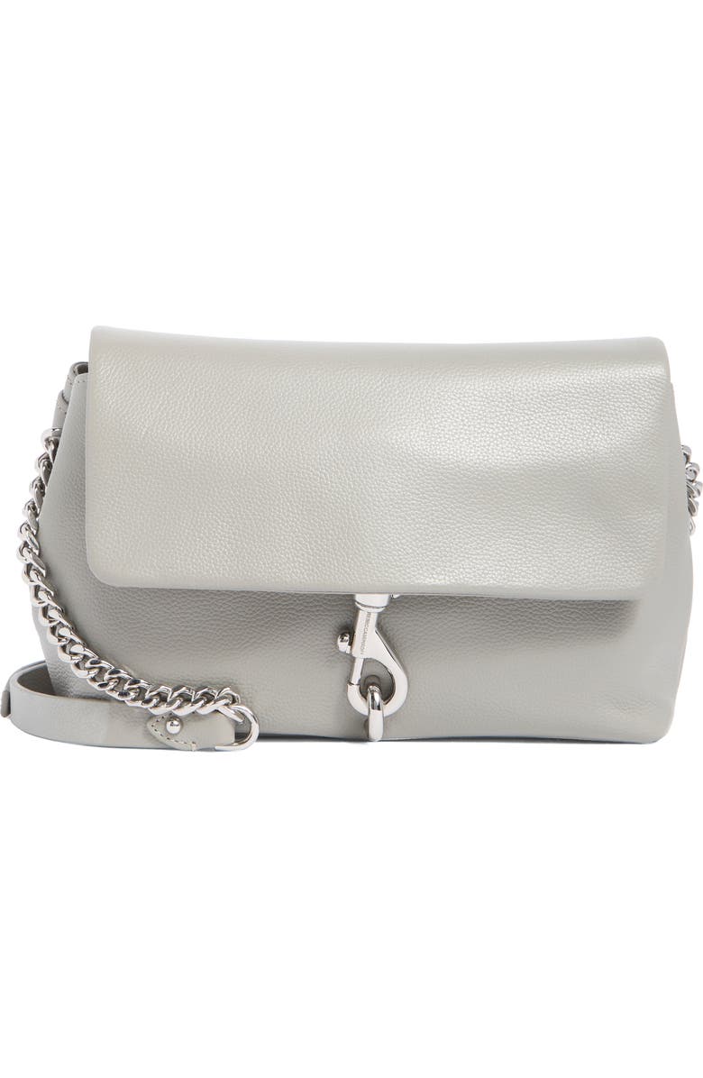 Rebecca Minkoff Leather Flap Crossbody Bag, Main, color,