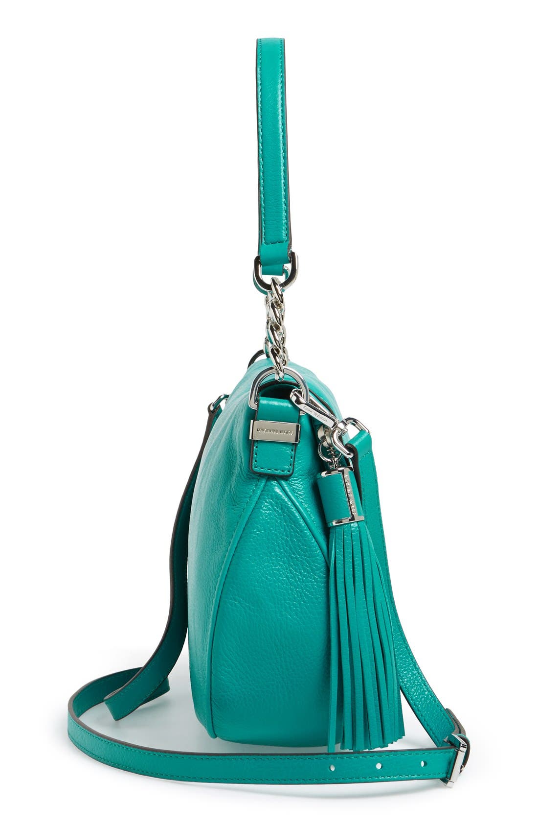 'Bedford Tassel - Medium' Shoulder Bag (Nordstrom Exclusive), Alternate, color, TILE BLUE