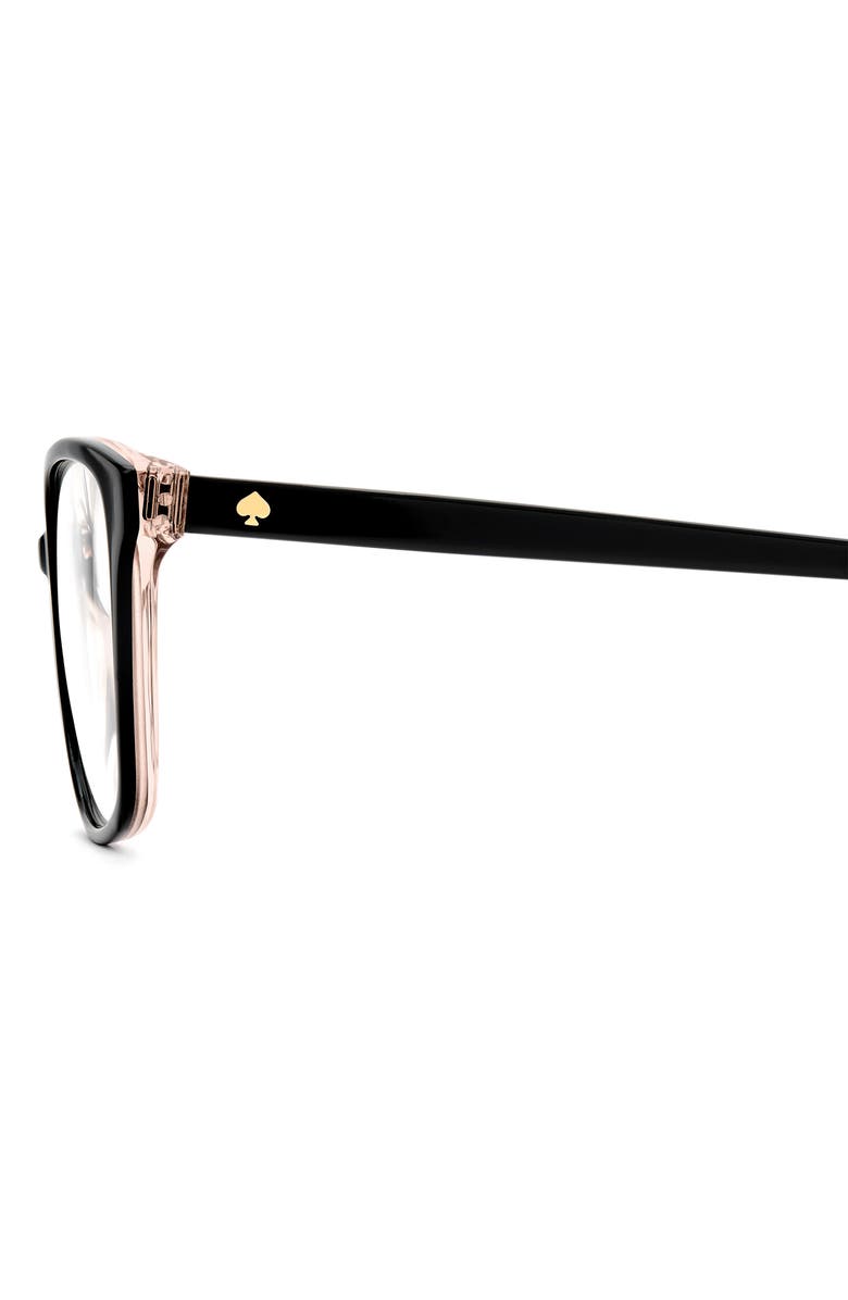 Kate Spade New York reilly 55mm rectangular reading glasses, Alternate, color,