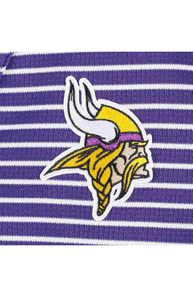 ANTIGUA Women's Antigua Purple Minnesota Vikings Maverick Waffle Henley Long Sleeve T-Shirt, Alternate, color, 