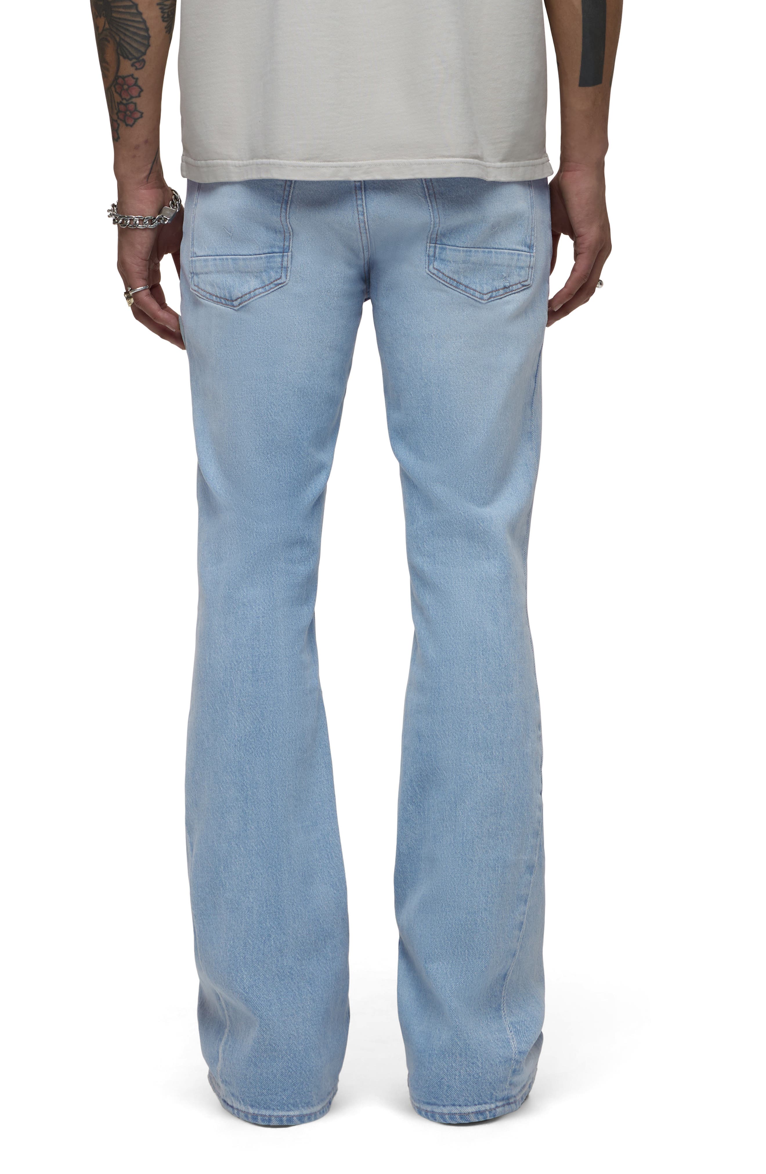 Walker Ripped Kick Flare Jeans - image 2