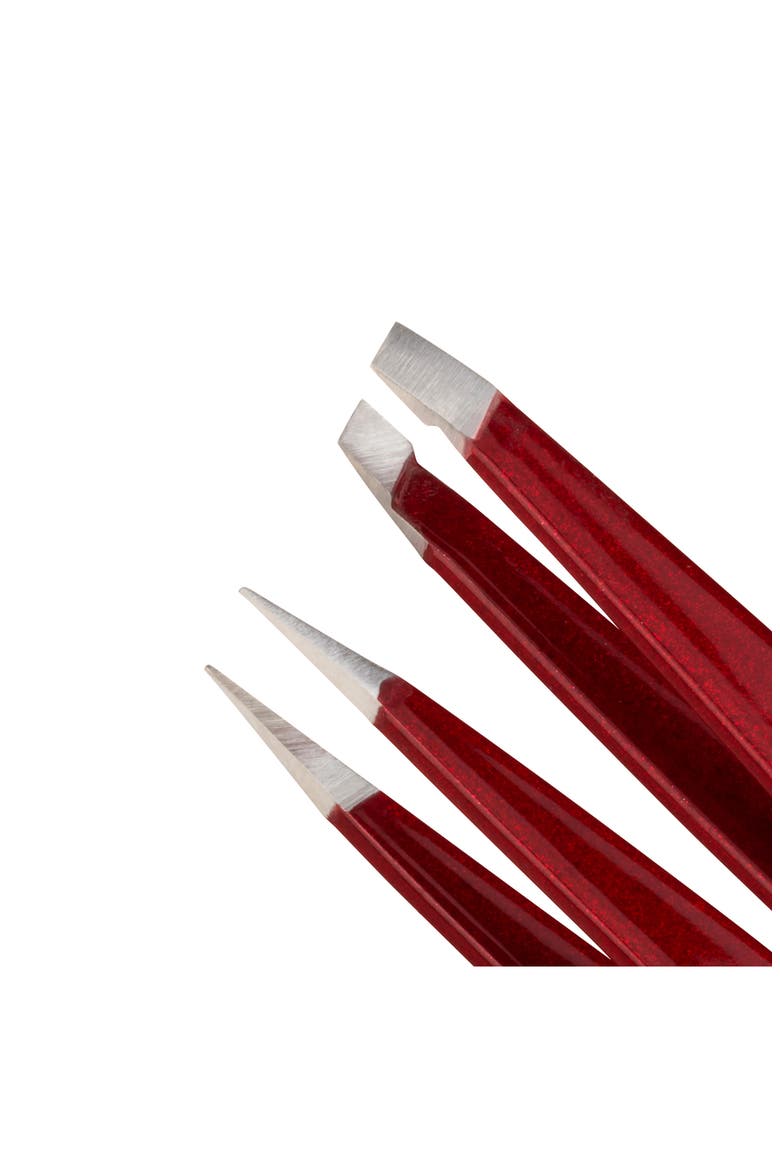 Vintage Rose Mini Tweezer Set with Case $35 Value, Alternate, color, VINTAGE ROSE