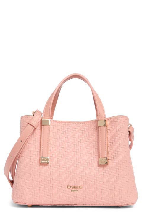 Dinky Dorrie Faux Leather Satchel