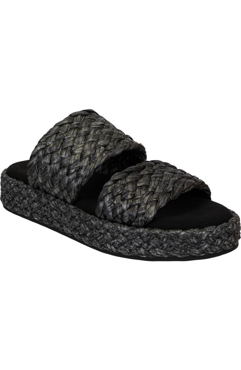 Naked Feet Santorini Espadrille Platform Slide Sandal, Main, color,