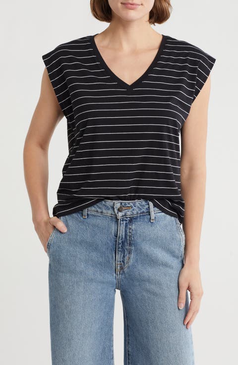 V-Neck Pima Cotton T-Shirt