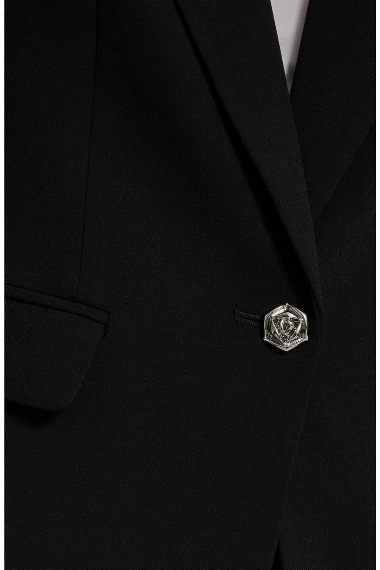 Side Stripe Blazer, Alternate, color, BLACK