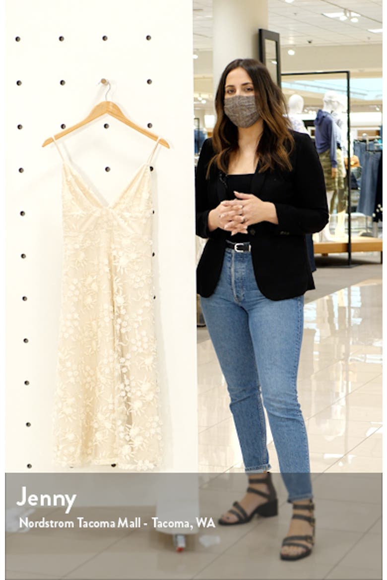 Flourishing Embroidered Lace Fit & Flare Dress video
