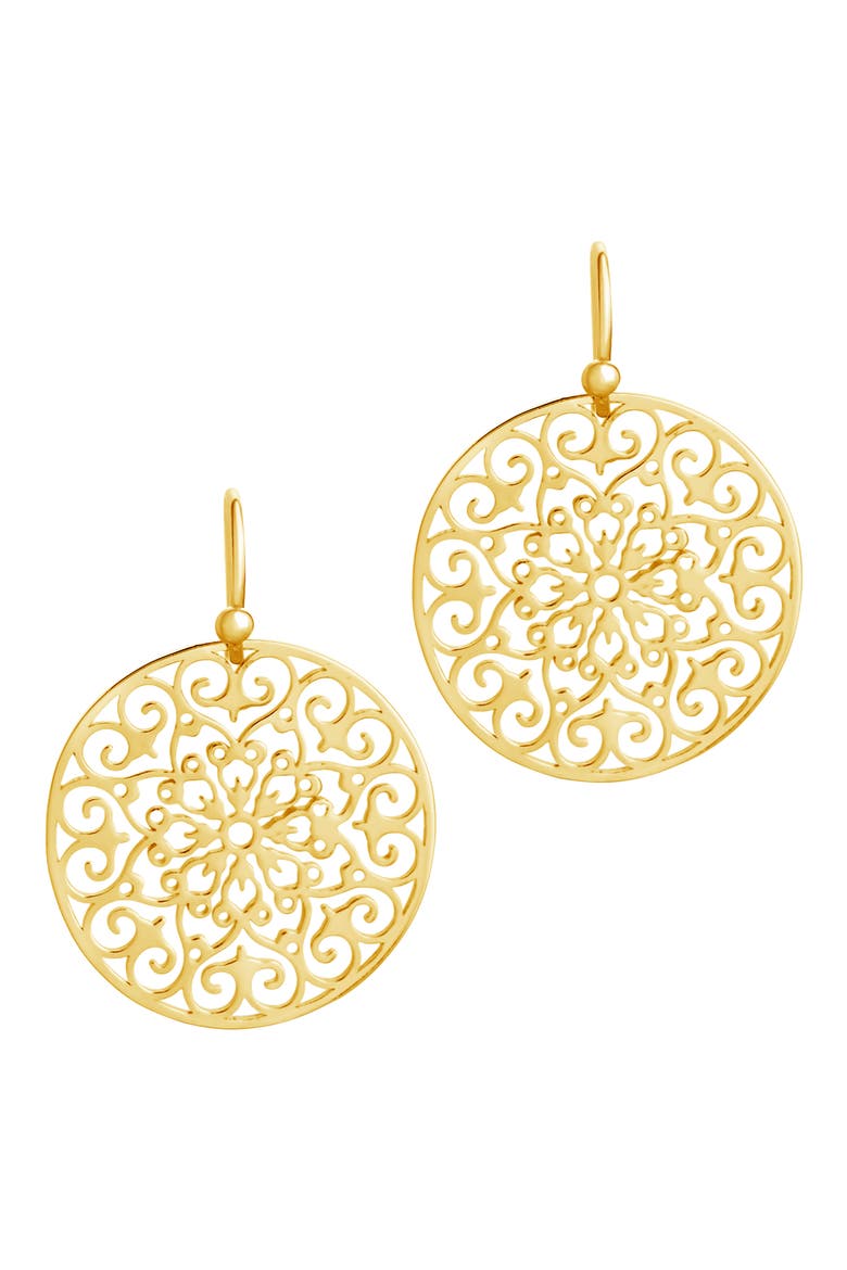 Round Filigree Drop Earrings video