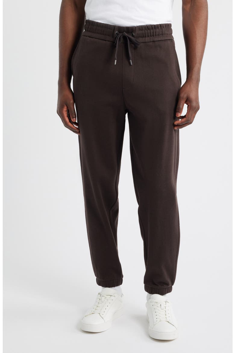 Locsin Cotton Sweatpants, Main, color, DARK BROWN