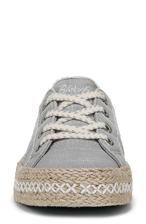 Shop Blowfish Malibu Buenos Woven Sneaker In Fog Grey Canvas