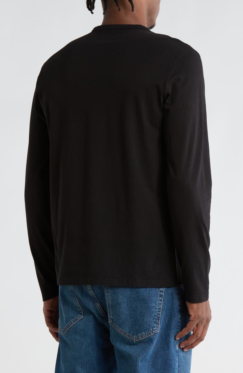 Vince Washed Cotton T-Shirt, Alternate, color, Washed Black