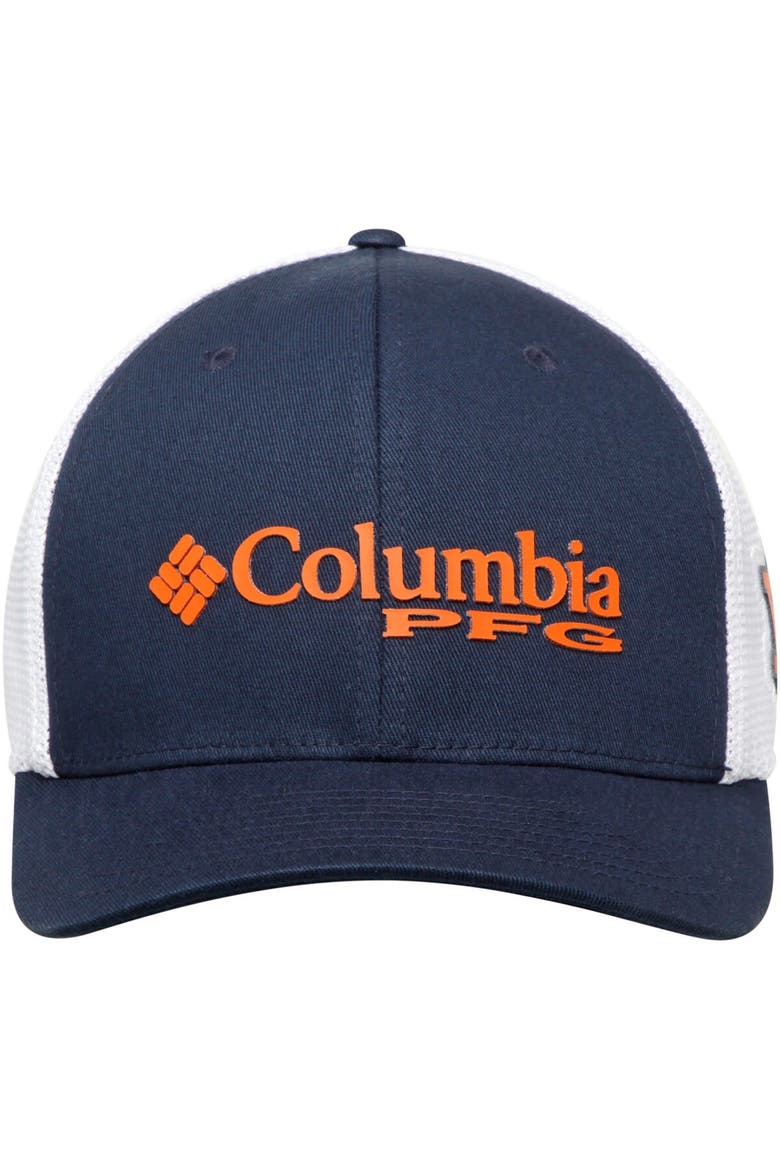 Men's Columbia Navy Auburn Tigers Collegiate PFG Flex Hat, Alternate, color, Navy