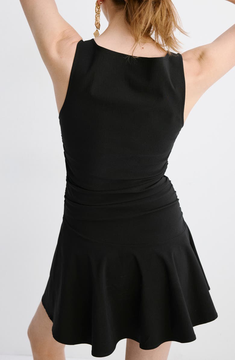 MANGO Sleeveless A-Line Minidress, Alternate, color,