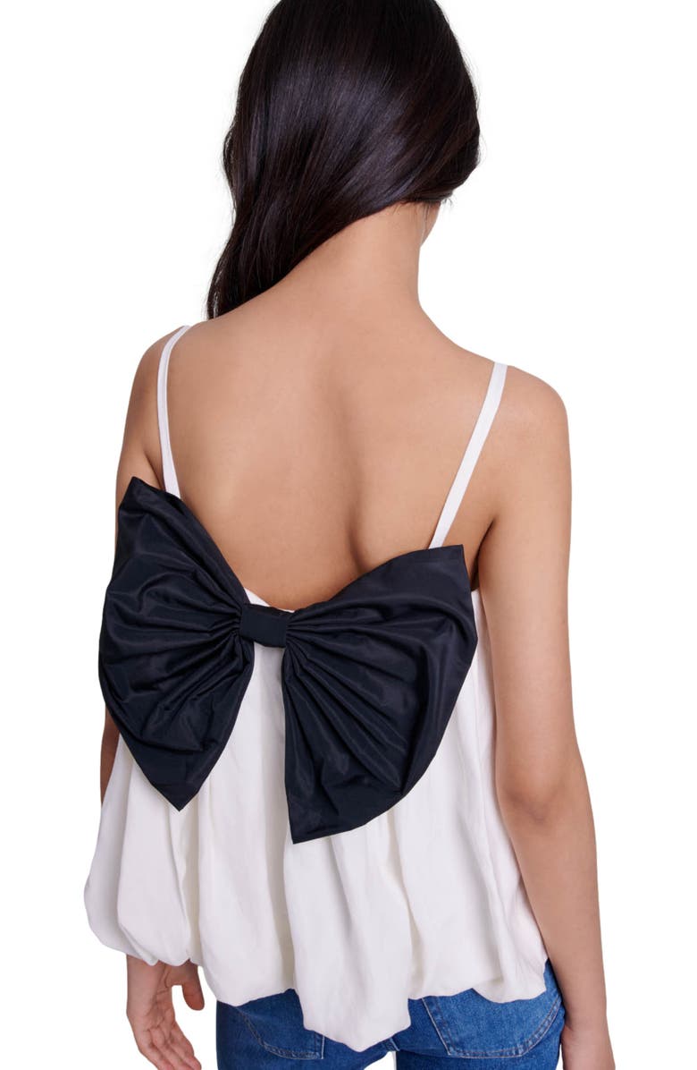 maje Strappy top, Alternate, color, 