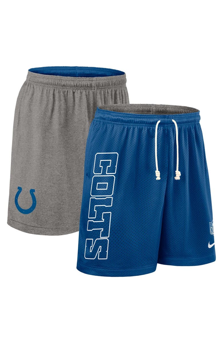 Nike Men's Nike Royal Indianapolis Colts Sideline Reversible Performance Shorts, Main, color, Royal