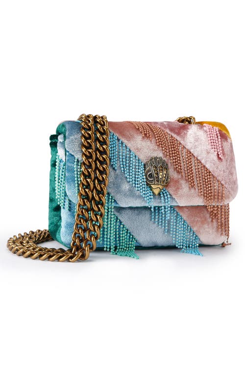 Kurt Geiger London Nano Kensington Fringe Convertible Crossbody Bag In Multi
