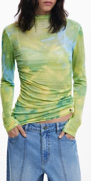 Desigual Mock Neck Sweater