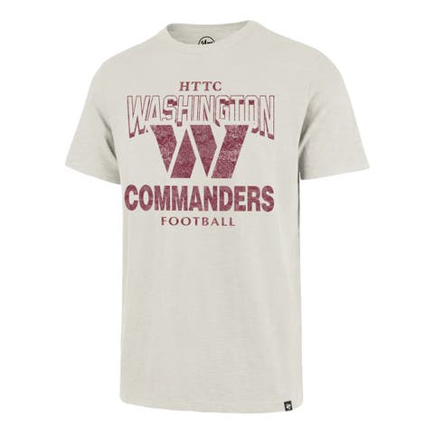 Men's '47  Natural Washington Commanders Head On Scrum Slub T-Shirt