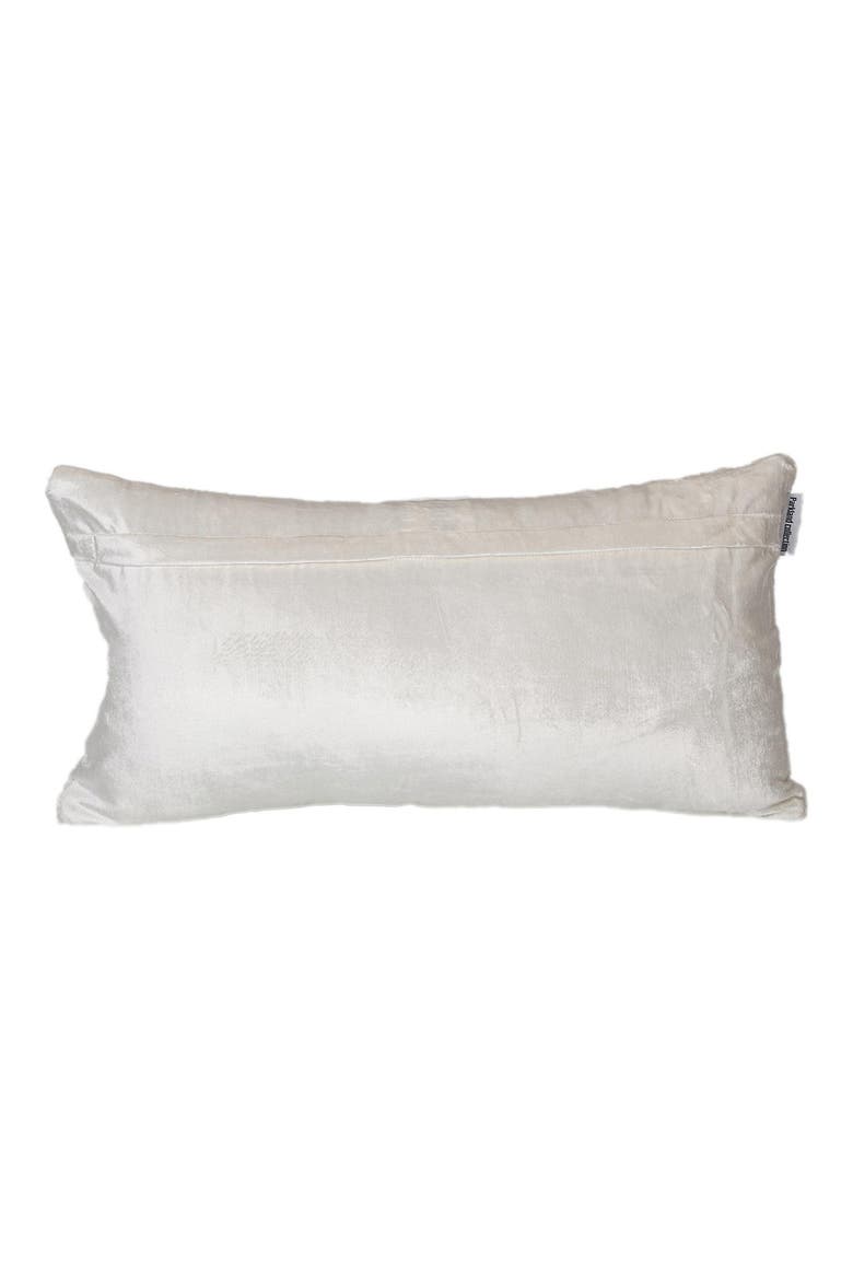 Velvet Pillow, Alternate, color, WHITE