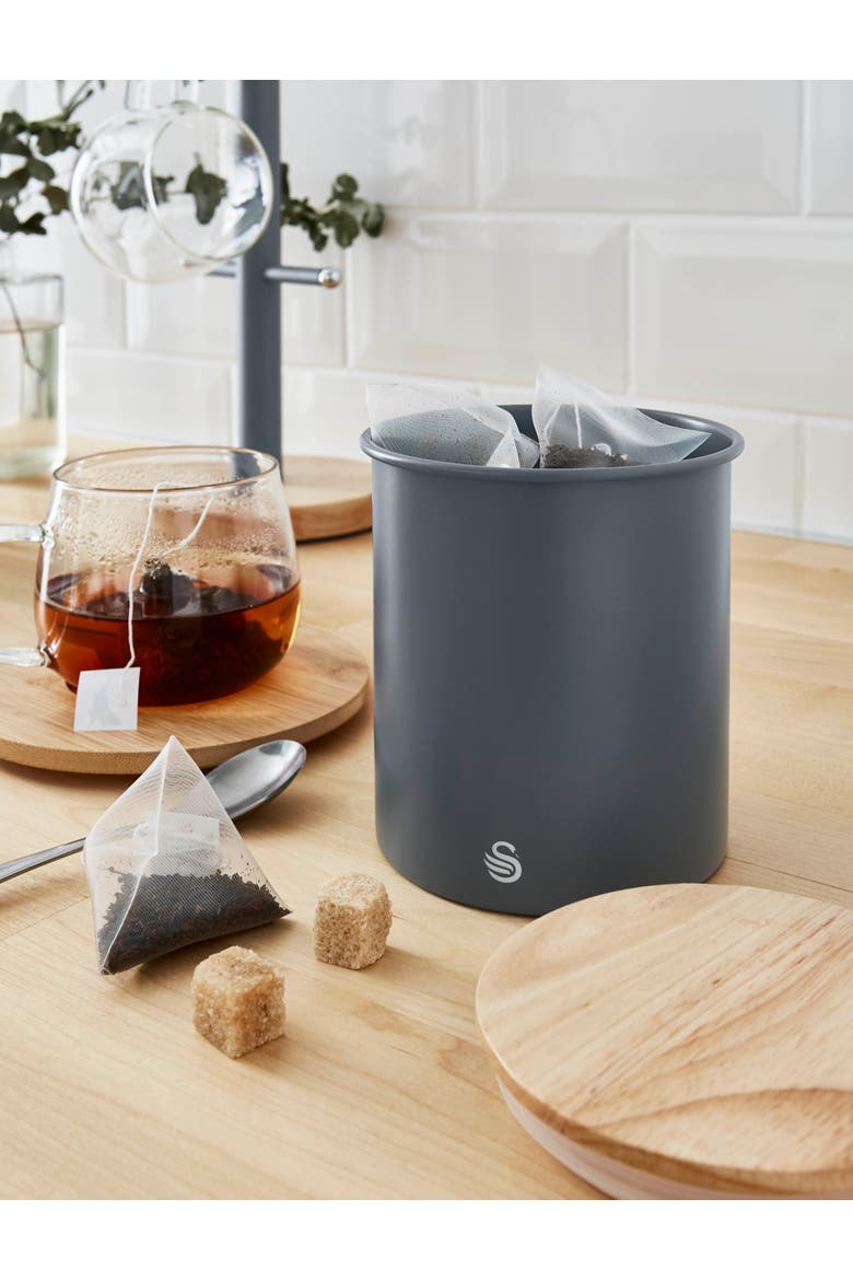 Nordic Set of 3 Cannisters, Alternate, color, Gray