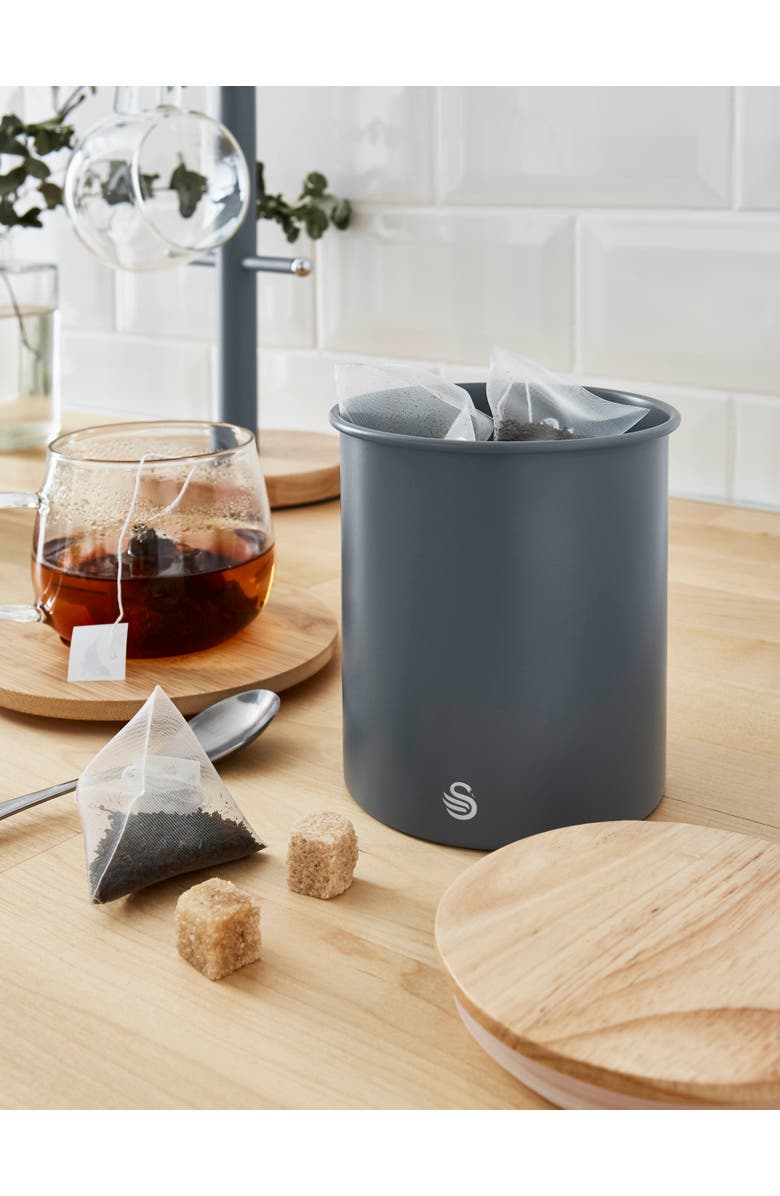 Swan Nordic Set of 3 Cannisters, Alternate, color, Gray