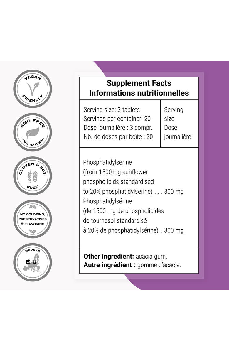 SuperSmart PS 100 Phosphatidylserine, Alternate, color, NO COLOR