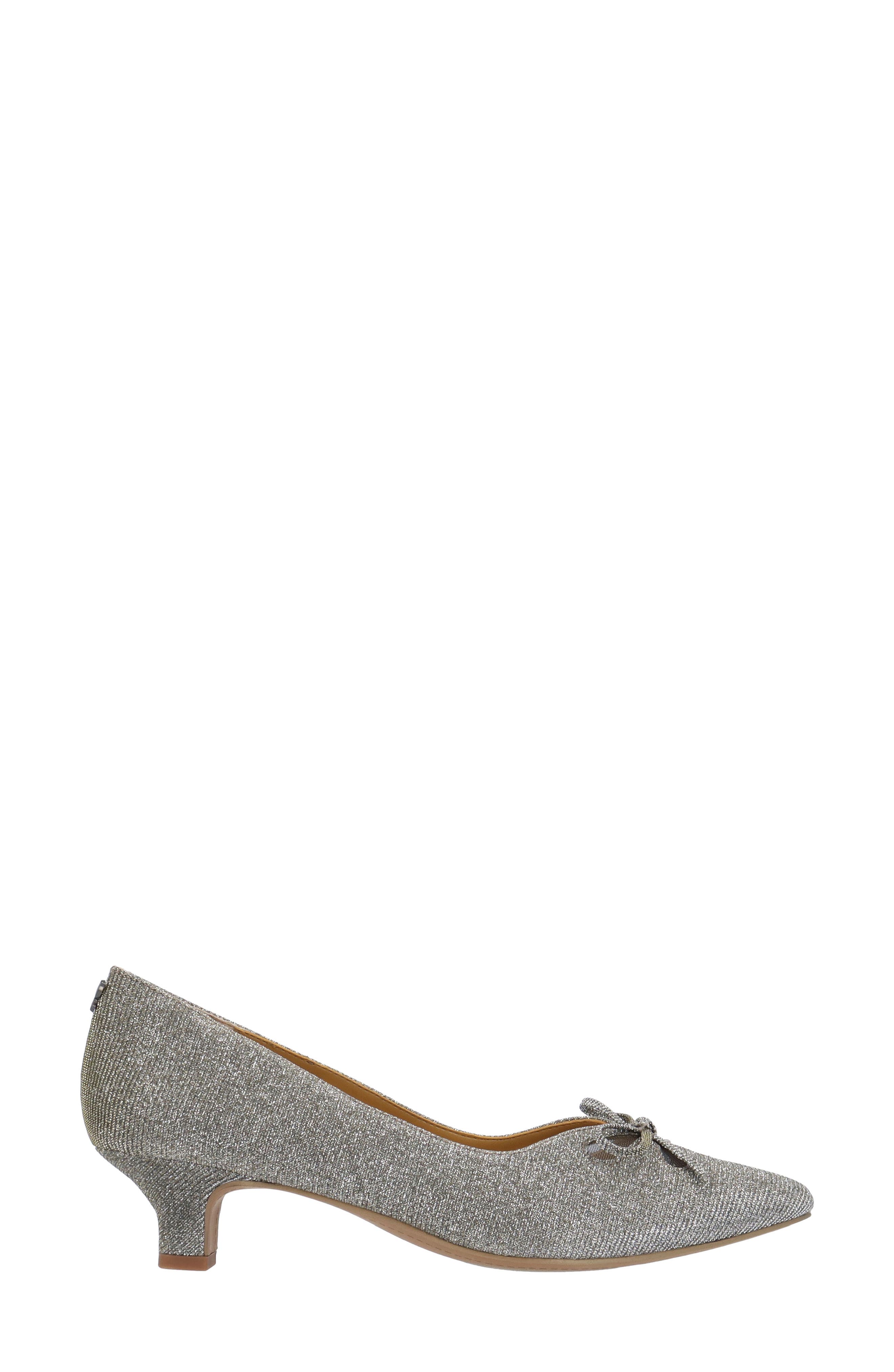 Calinda Kitten Heel Pump, Alternate, color, PEWTER