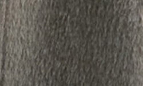 Topshop Longline Brushed Coat In Gray