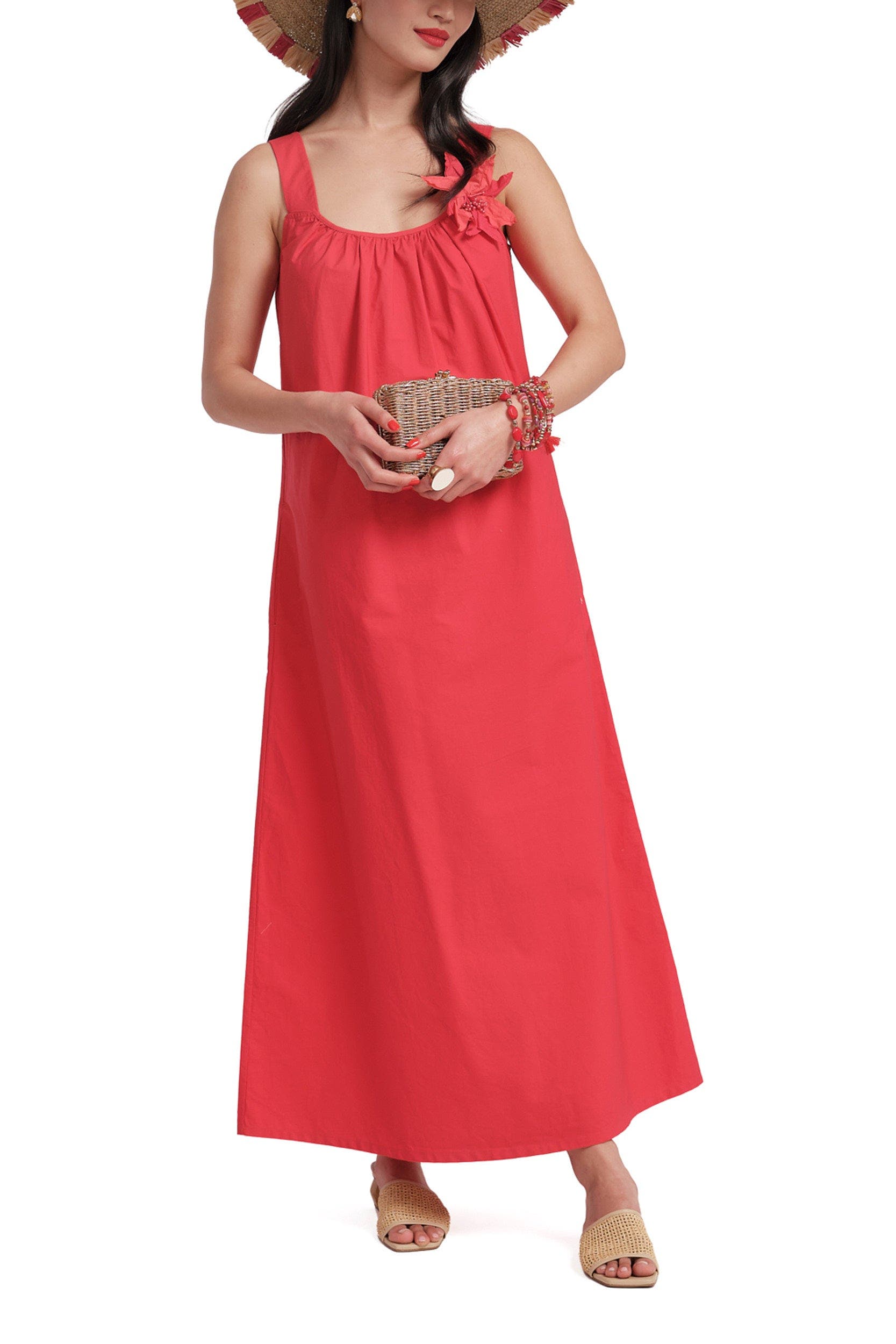 Lynda Maxi Dress Solid - image 3