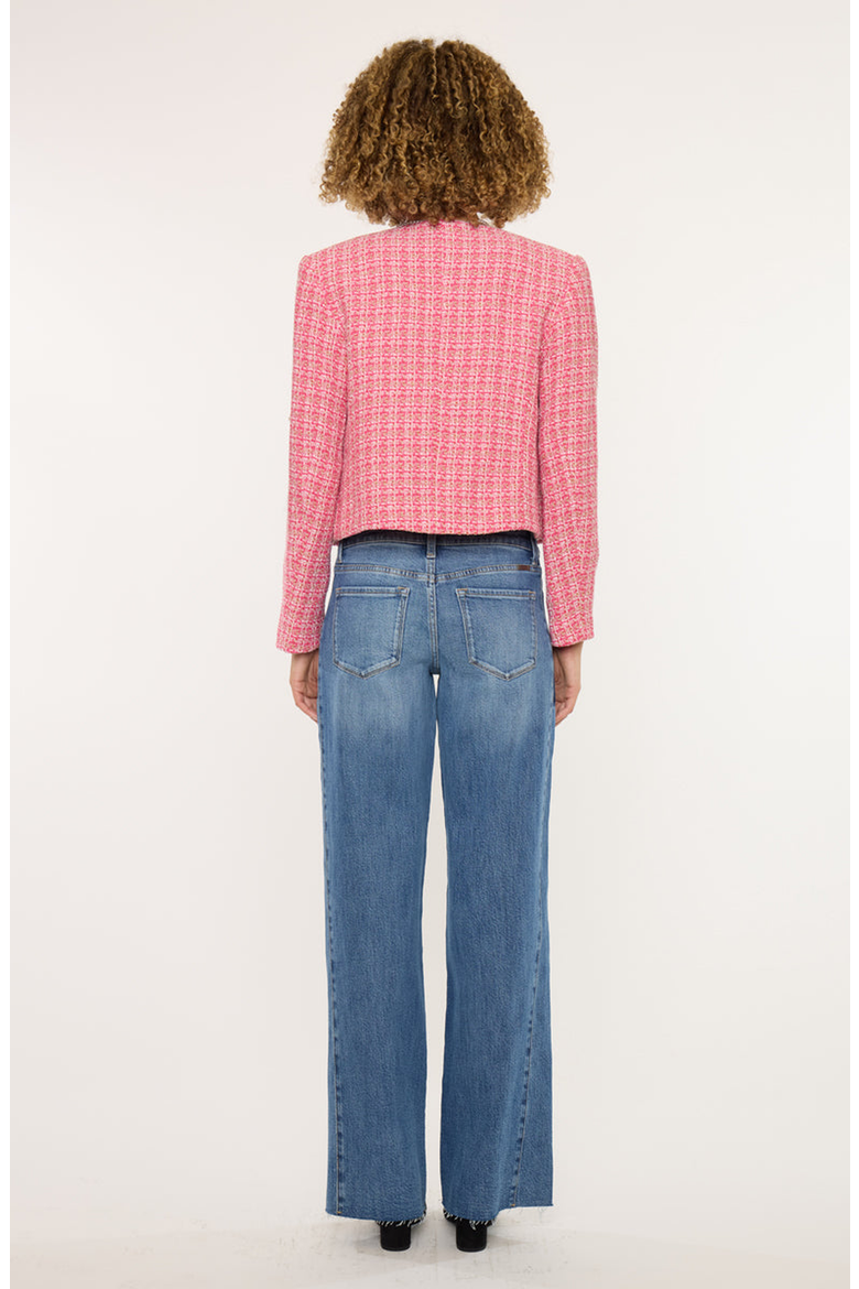 Marianne Mid Rise Wide Leg Jeans, Alternate, color, Medium Dark