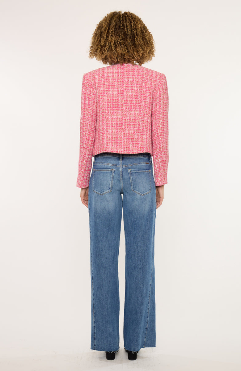 KanCan Marianne Mid Rise Wide Leg Jeans, Alternate, color, Medium Dark