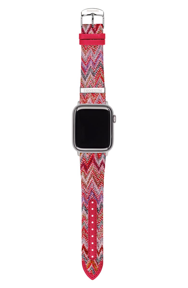 Missoni Authentic Zigzag Knit 24mm Apple Watch<sup>®</sup> Watchband, Alternate, color, 