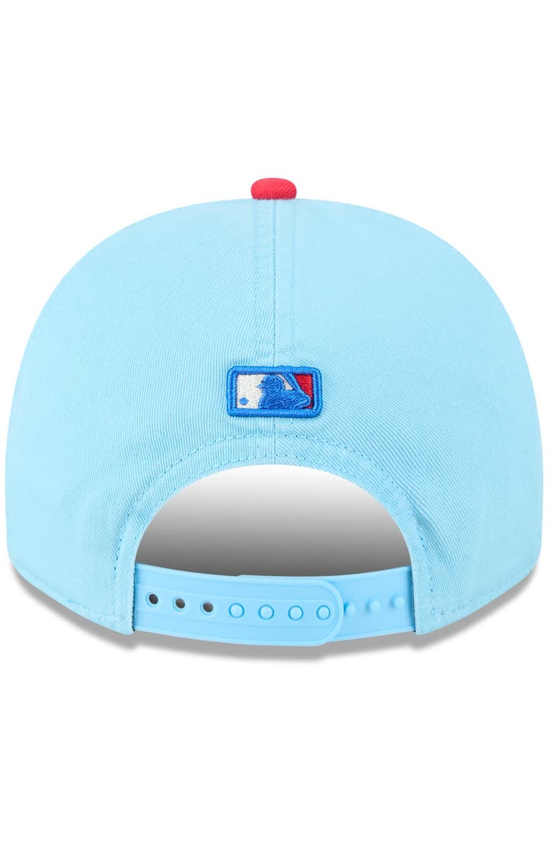 New Era Men's New Era Light Blue/Red San Francisco Giants 2025 Fourth of July Golfer Snapback Hat, Alternate, color, Light Blue
