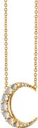 Monica Rich Kosann Mini Crescent Pendant Necklace