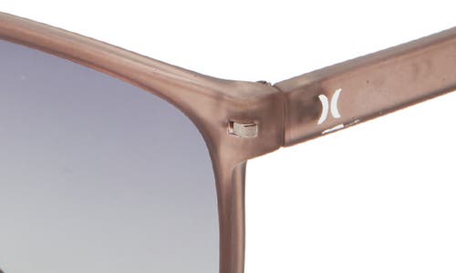 Hurley 56mm Polarized Square Sunglasses In Smoke
