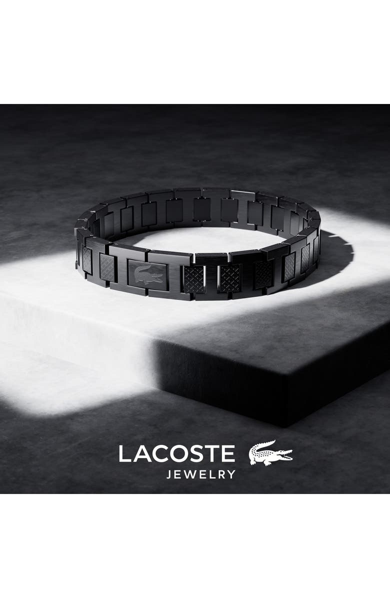 Lacoste Men's Metropole Bracelet, Alternate, color, Black