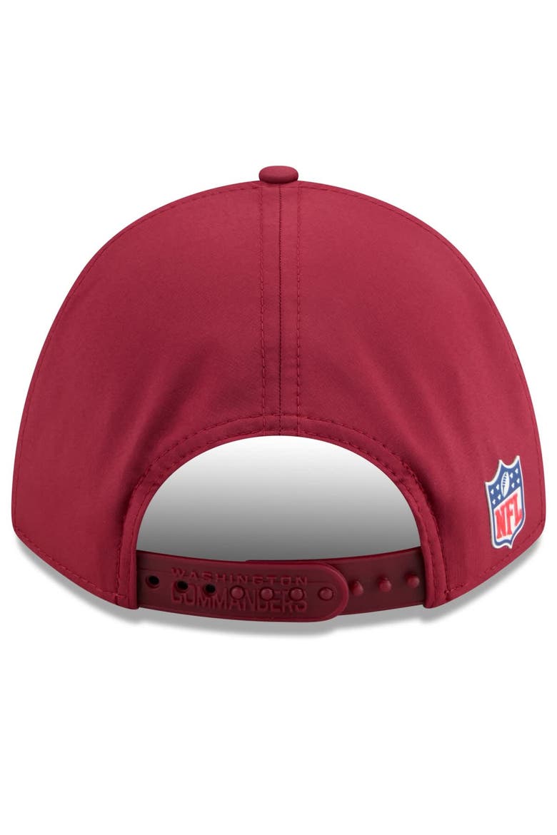 Men's New Era Burgundy Washington Commanders 2025 Sideline  M-Crown 9FORTY Adjustable Hat, Alternate, color, Burgundy
